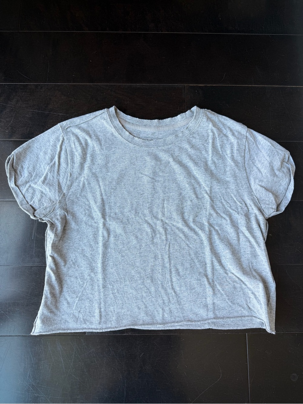 We The Free Light Gray Crewneck Tee